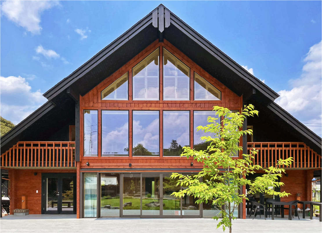 ログハウスのビックボックス,公共施設,共励こども園