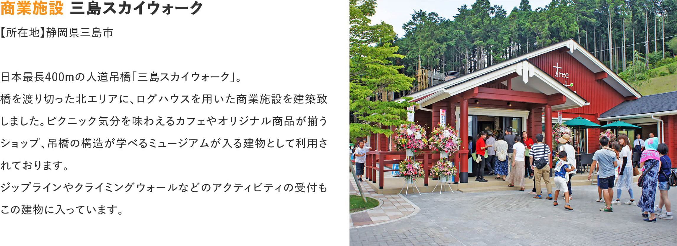 ログハウスのビックボックス,三島スカイウォーク