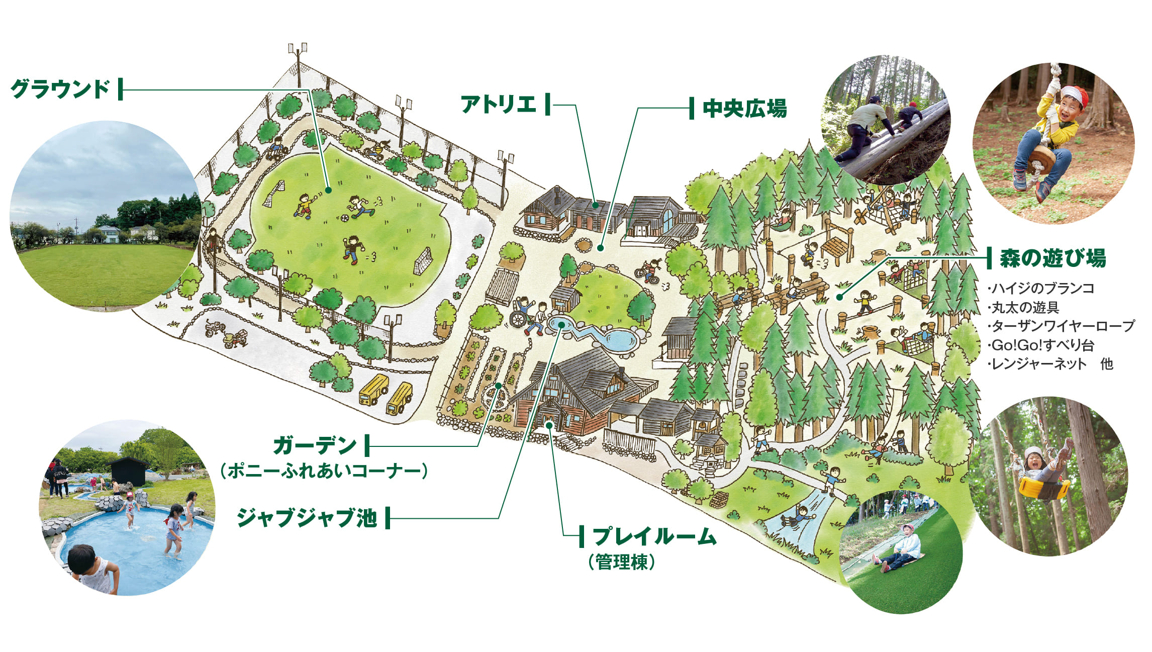 ログハウスのビックボックス,公共施設,共励こども園