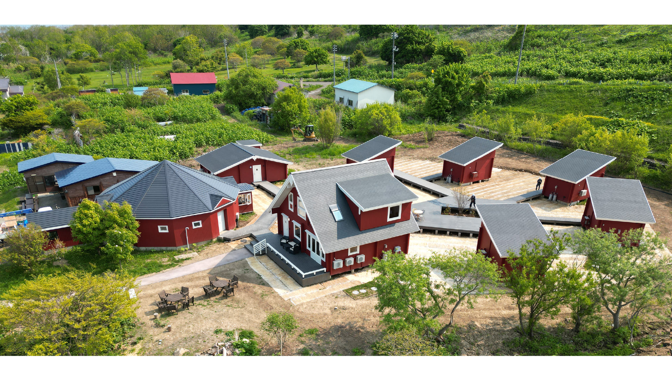 ログハウスのビックボックス,商業施設,天売マフレ