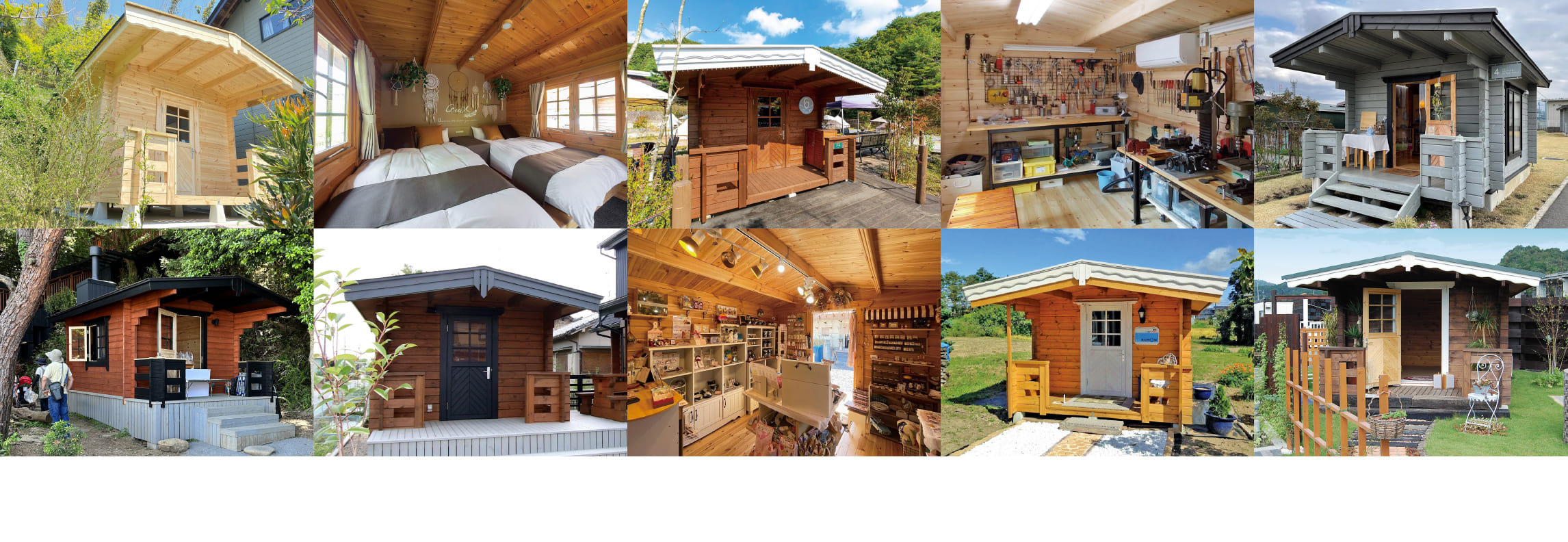 ログハウスのビックボックス,ロフト付きミニログハウス,シエル