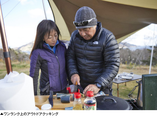 ログハウス,田中ケン,アウトドアクッキング