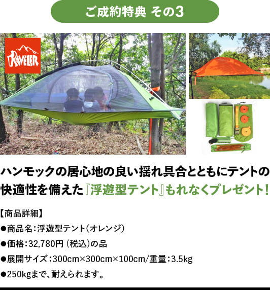 ユニログハウスキャンペーン特典１