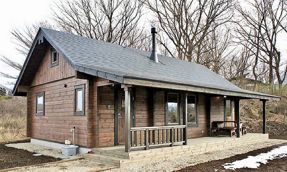 使い勝手の良い】 楽天市場】ログハウス ログ風 木製 大型 屋外