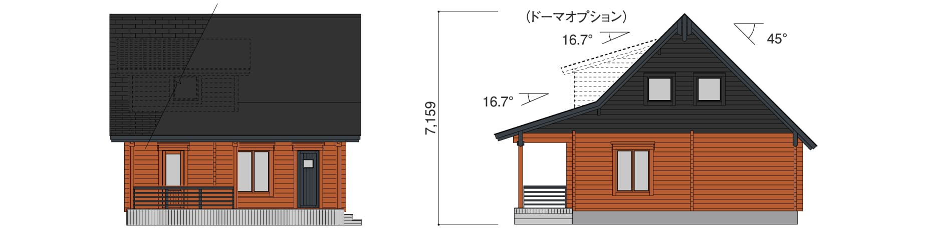 MAASEUTUの立面図